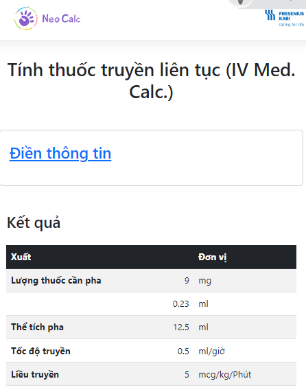 Continuous Drug 2 VI